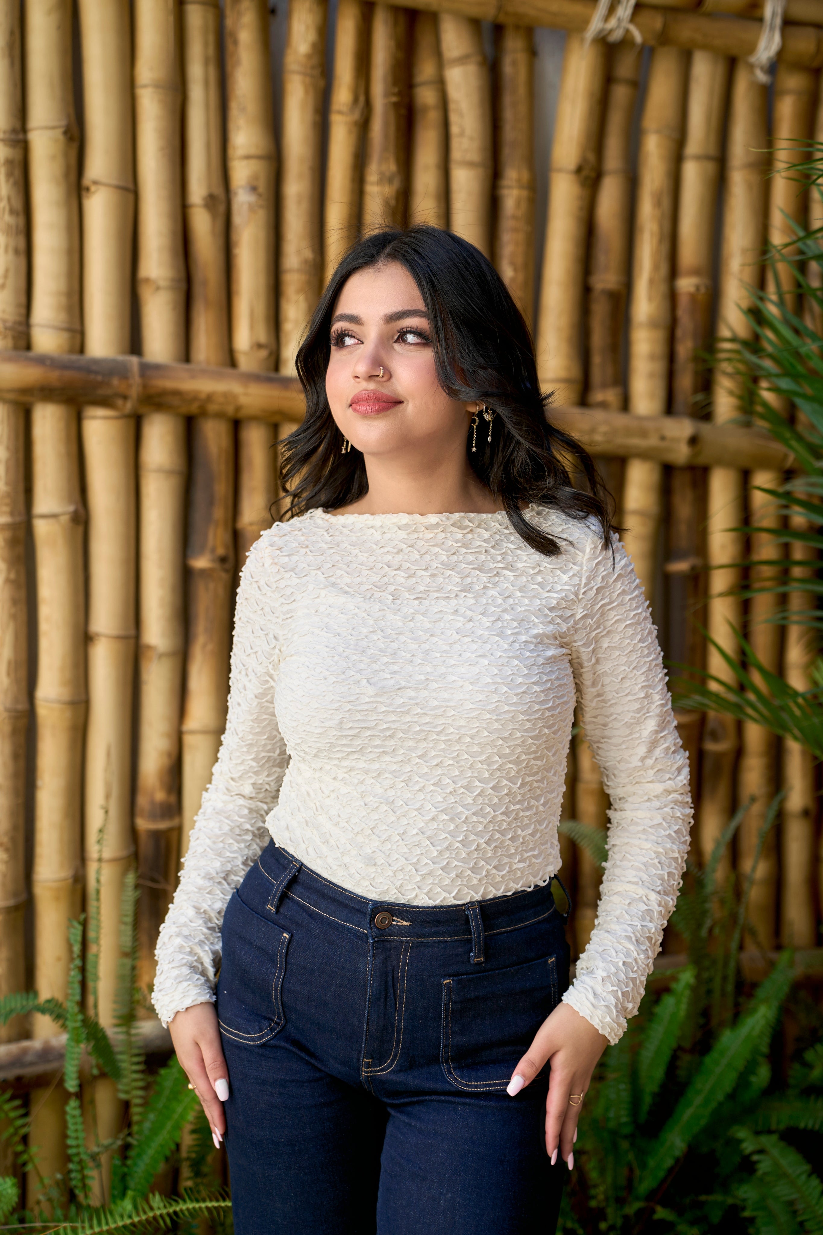 Ivory Petal Top
