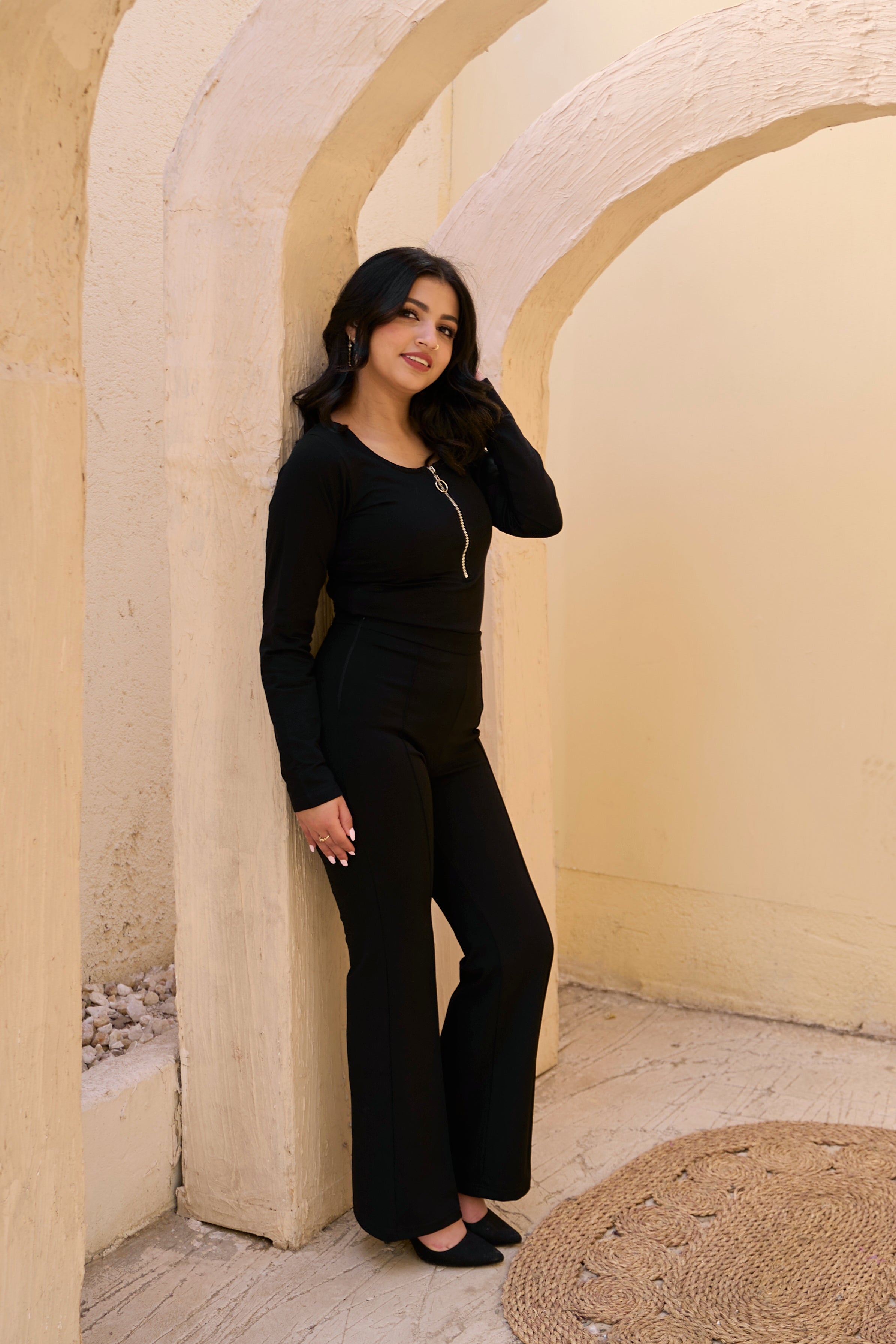 Black Belle Curve Pants