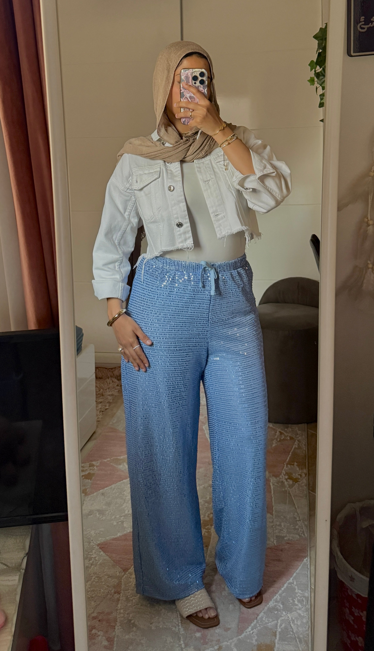 Indigo Shimmer Pants