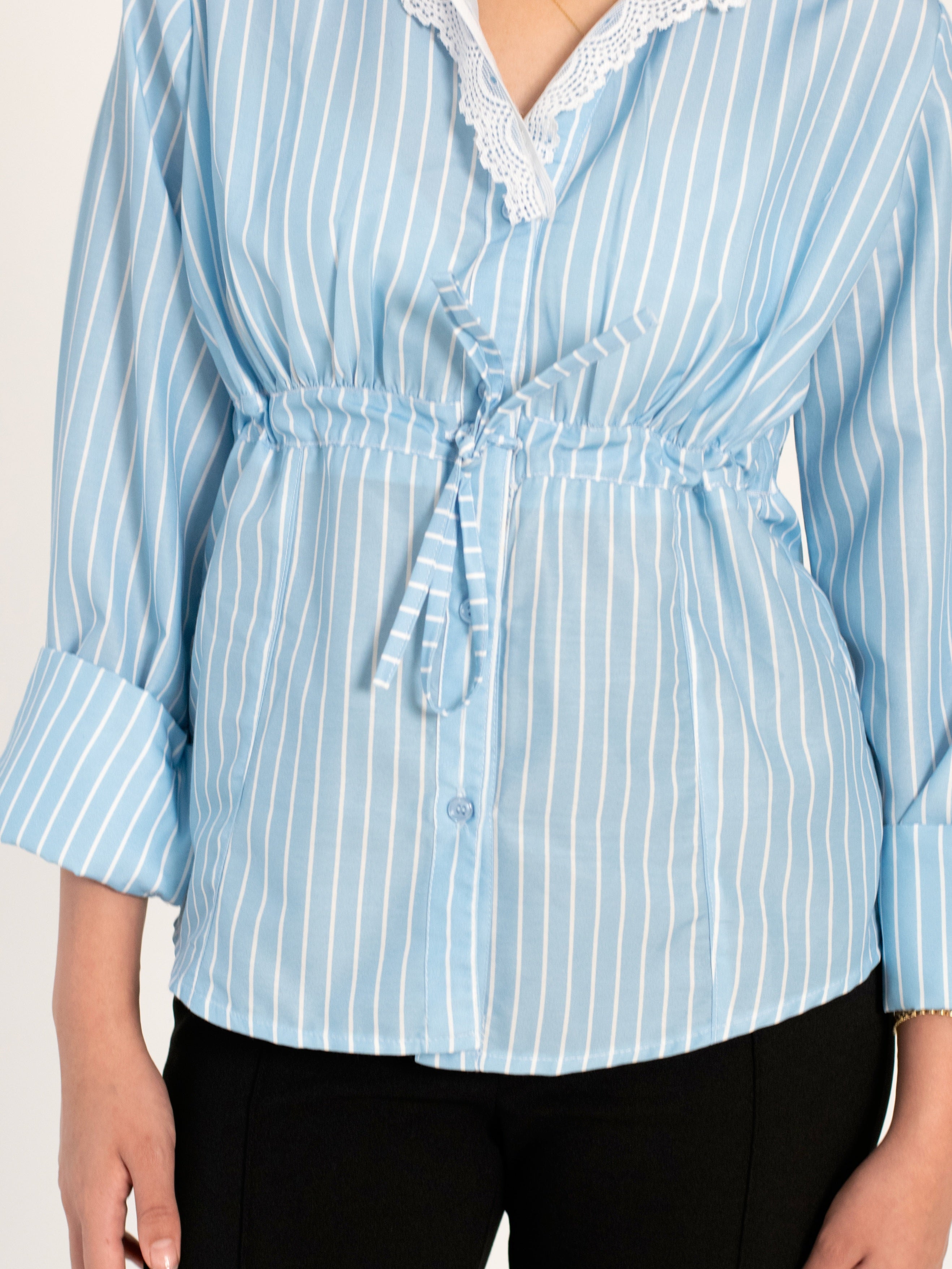 Striped Blue Shirt