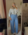 Indigo Shimmer Pants