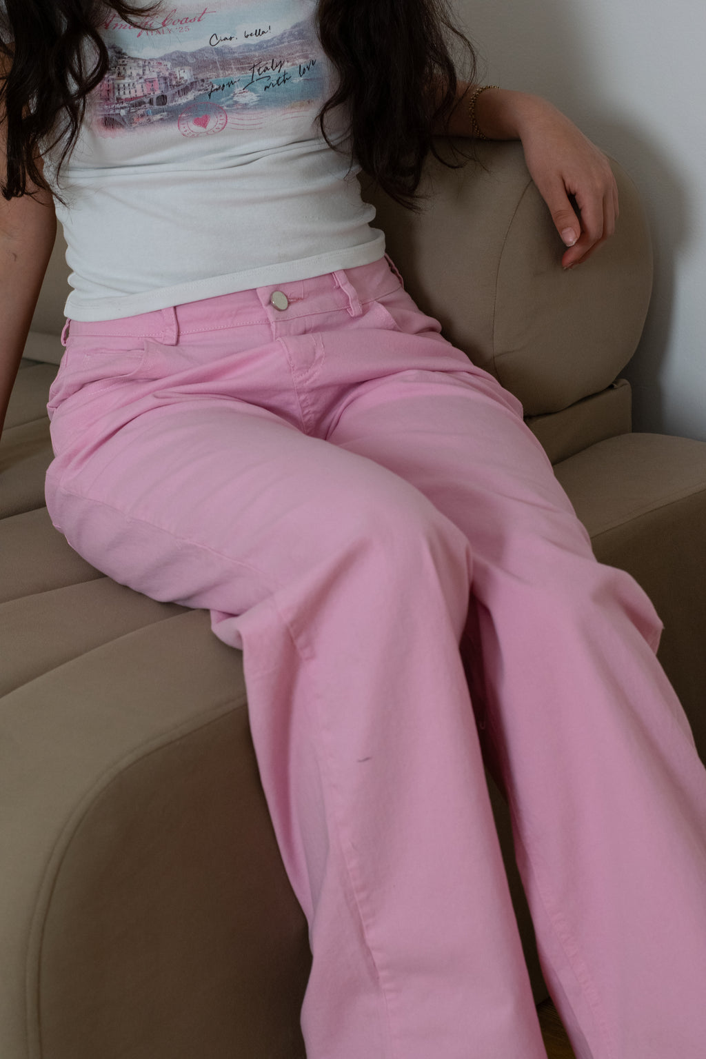 Blush Pink Pants