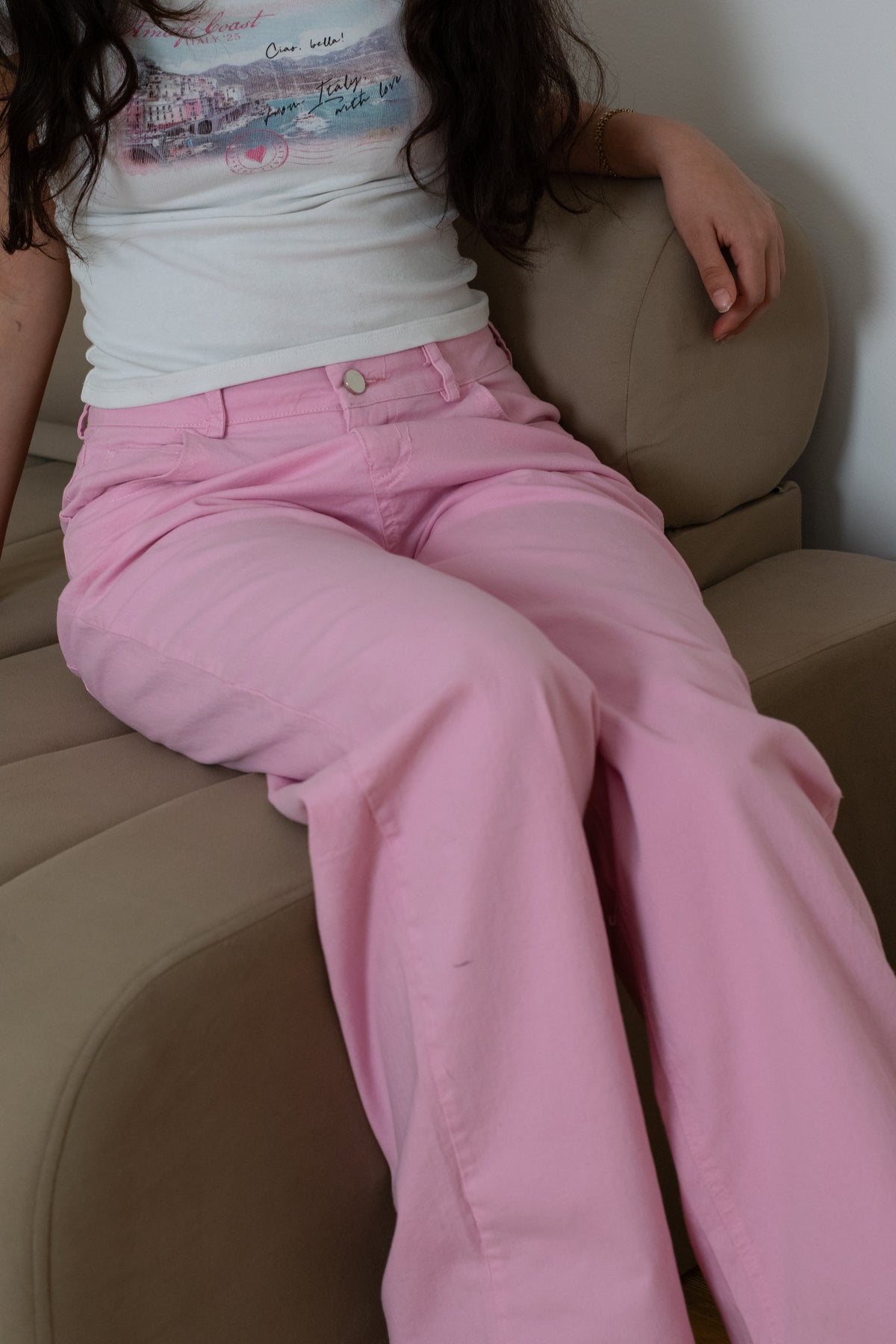 Blush Pink Pants