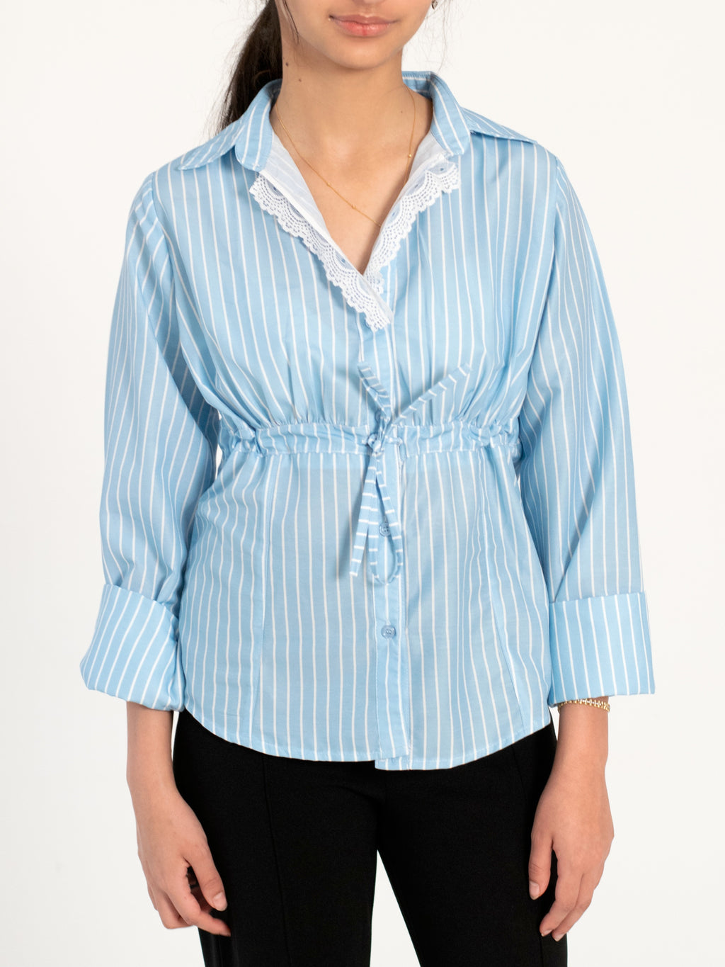 Striped Blue Shirt